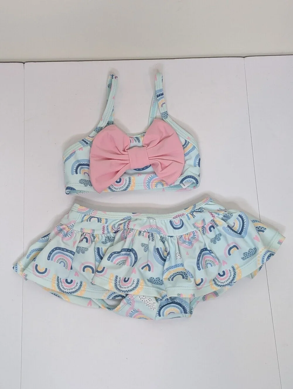 Ruffle Butts Rainbow 2 Piece Bikini 6-12m